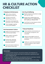 HR & Culture Checklist