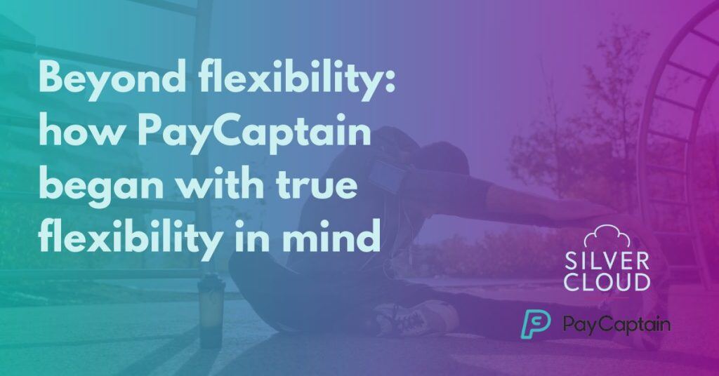 A person stretching and showing their flexibility as a metaphor for how paycaptain's flexible working is