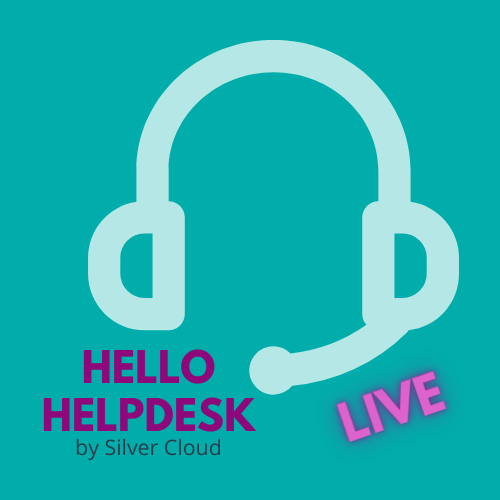 Hello Helpdesk by Silver Cloud Logo