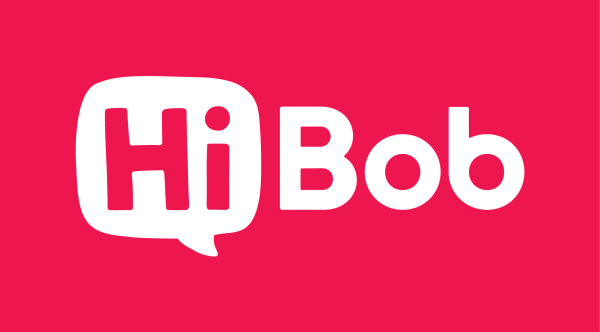 HiBob Logo Rectangle_Cherry Background